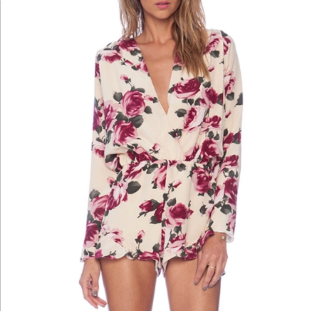 Stone Cold Fox Floral Love Romper